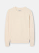 Sudadera ranglan silbon patch crema