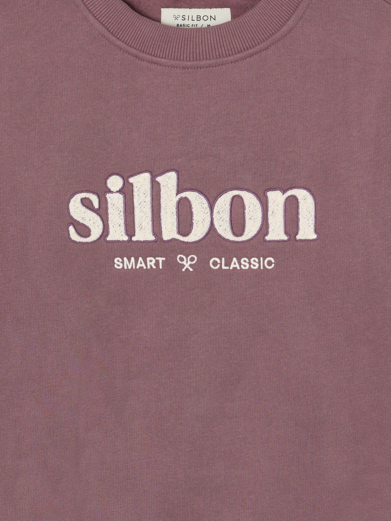 Sudadera silbon smart classic burdeos