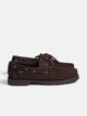 Zapato nautico serraje marron oscuro