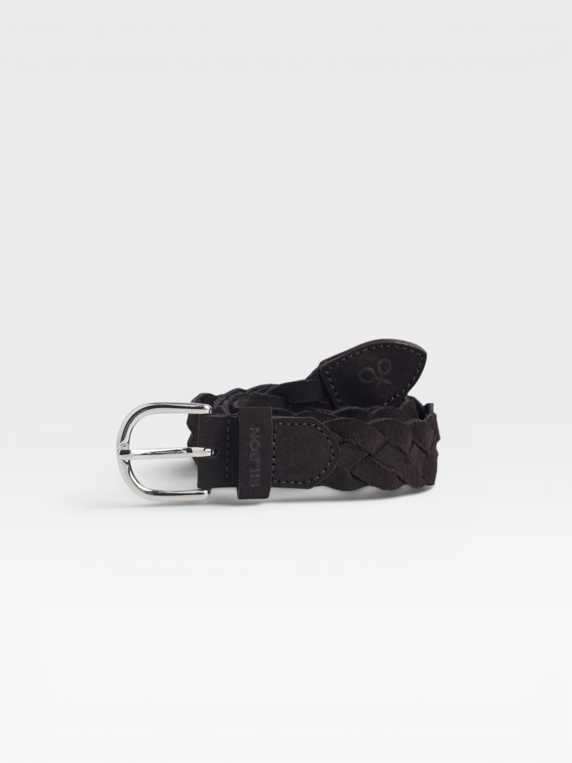 Cinturon trenzado cruise marron oscuro