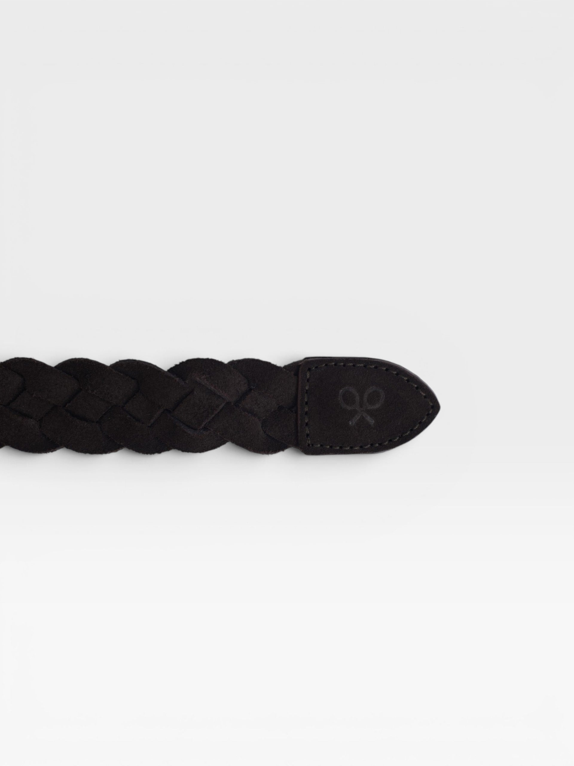 Cinturon trenzado cruise marron oscuro