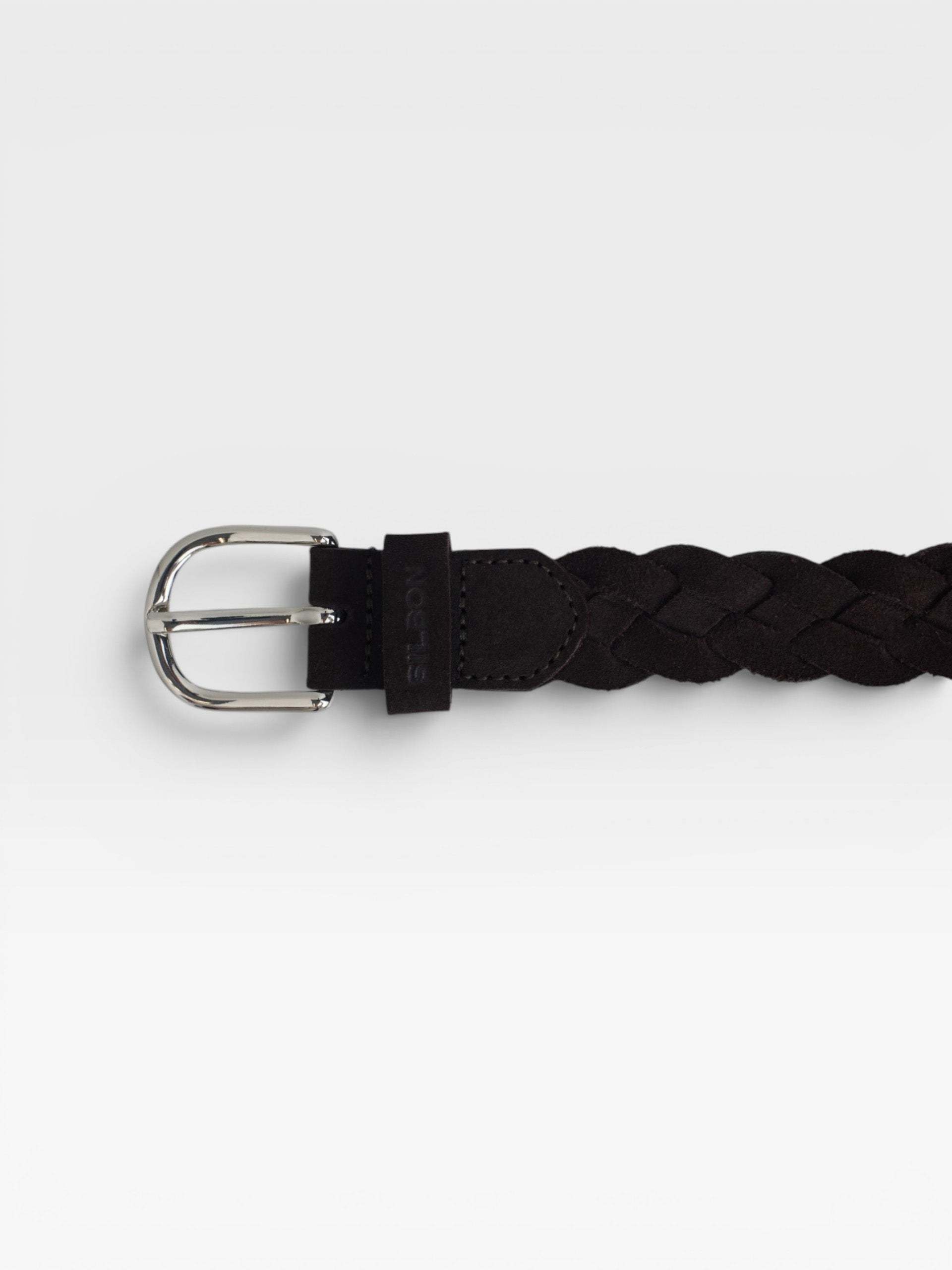 Cinturon trenzado cruise marron oscuro