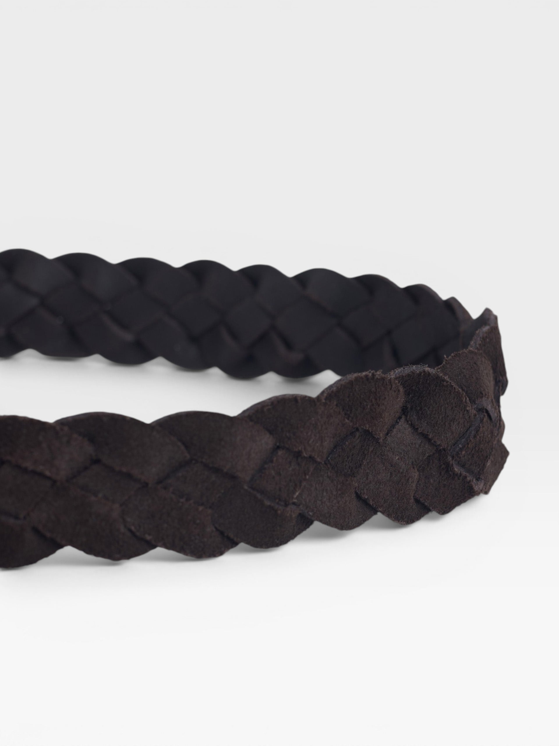 Cinturon trenzado cruise marron oscuro