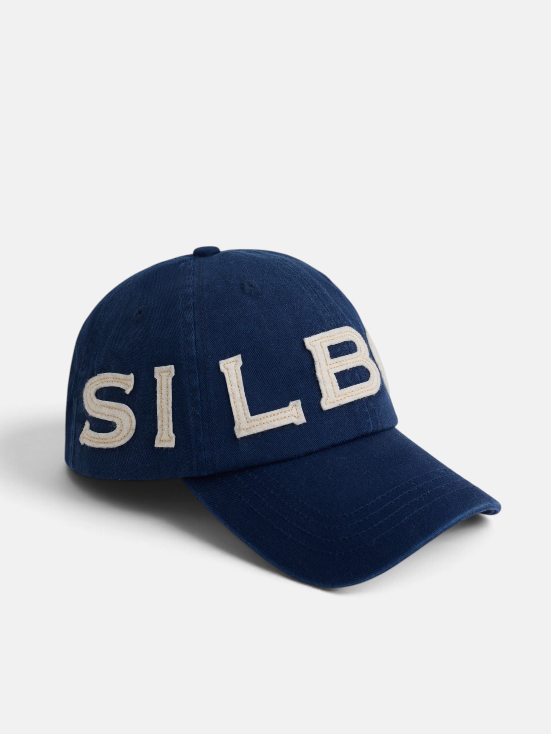 Navy blue logo cap