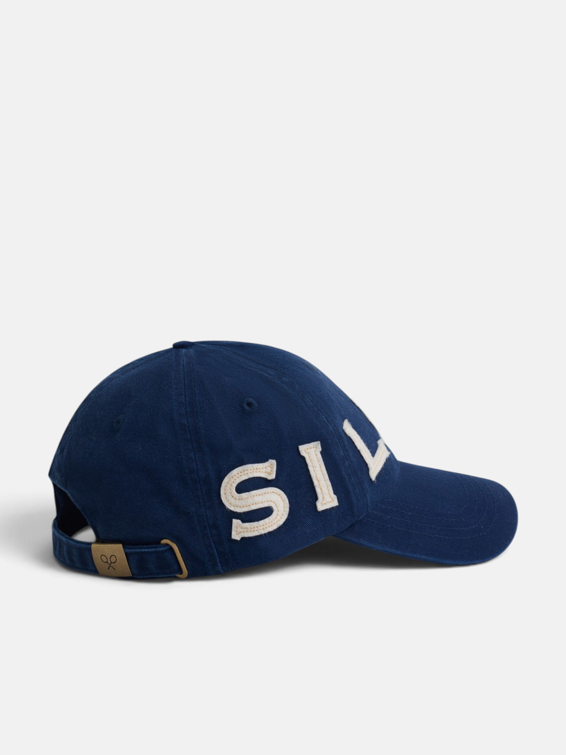 Navy blue logo cap