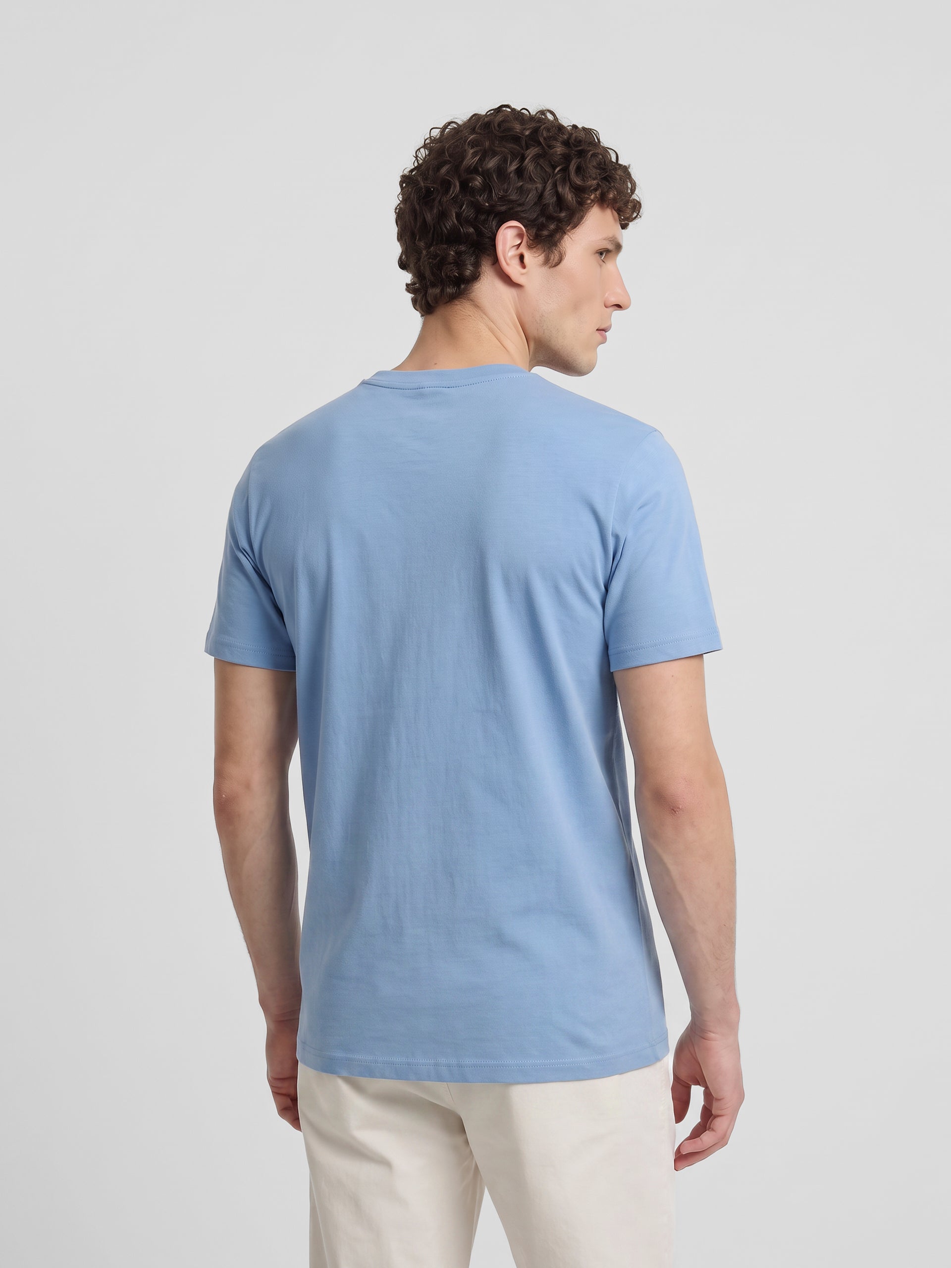 Camiseta design workshop azul marino