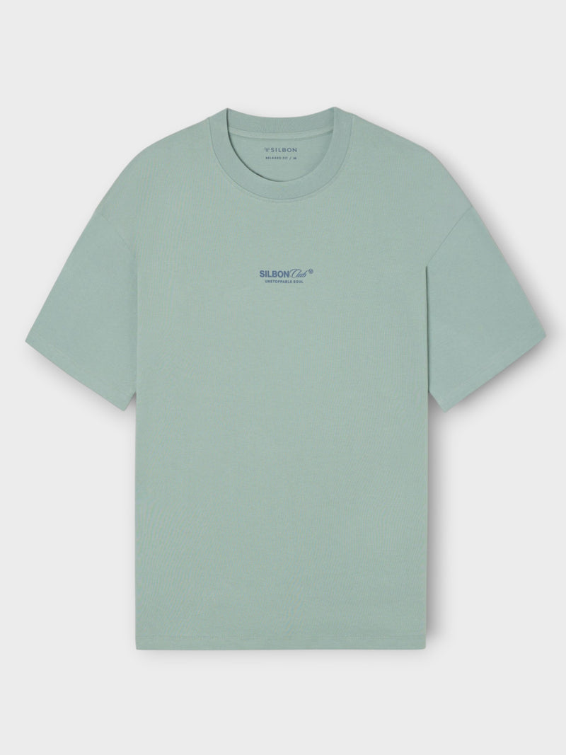 Silbon Club green relaxed fit t-shirt