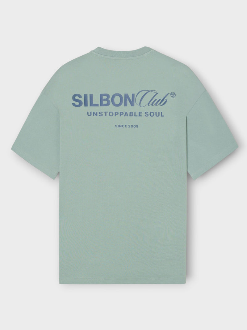 Silbon Club green relaxed fit t-shirt