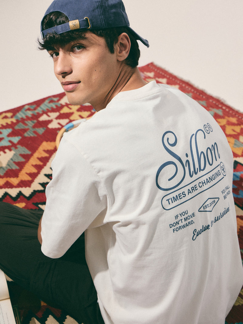 T-shirt special fit evolve to survive crème