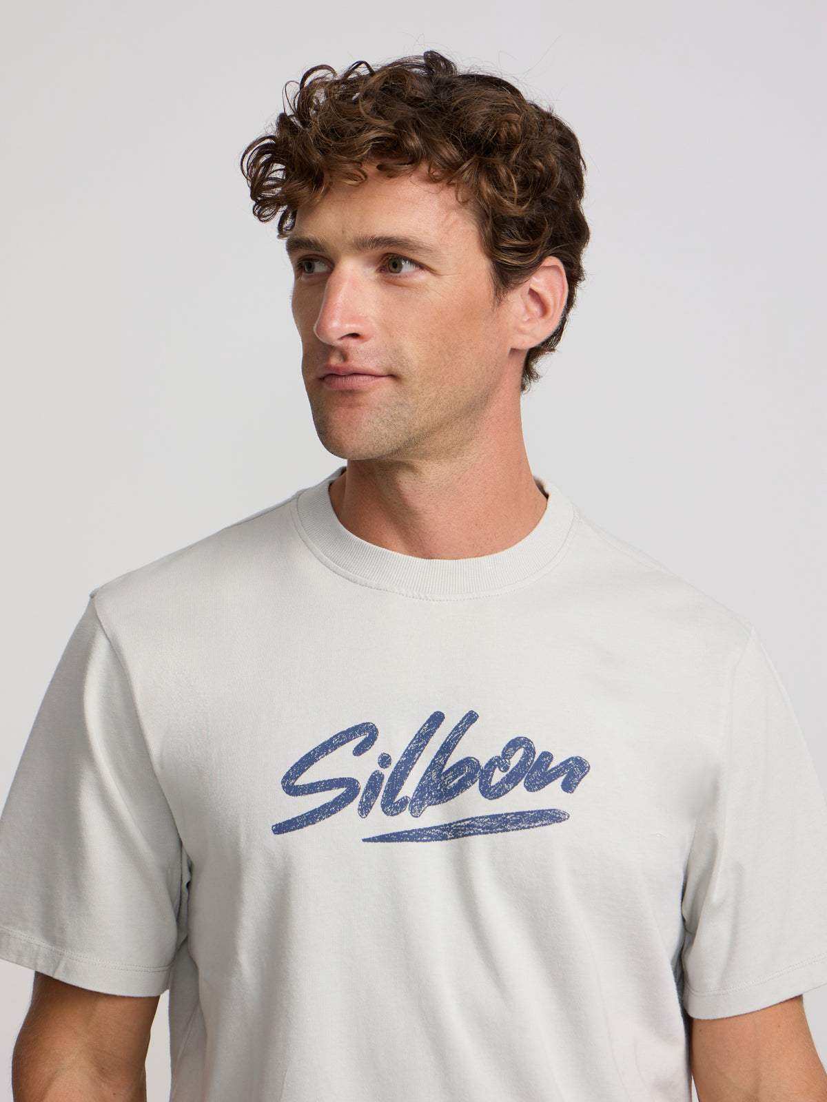 T-shirt Silbon crayon gris clair