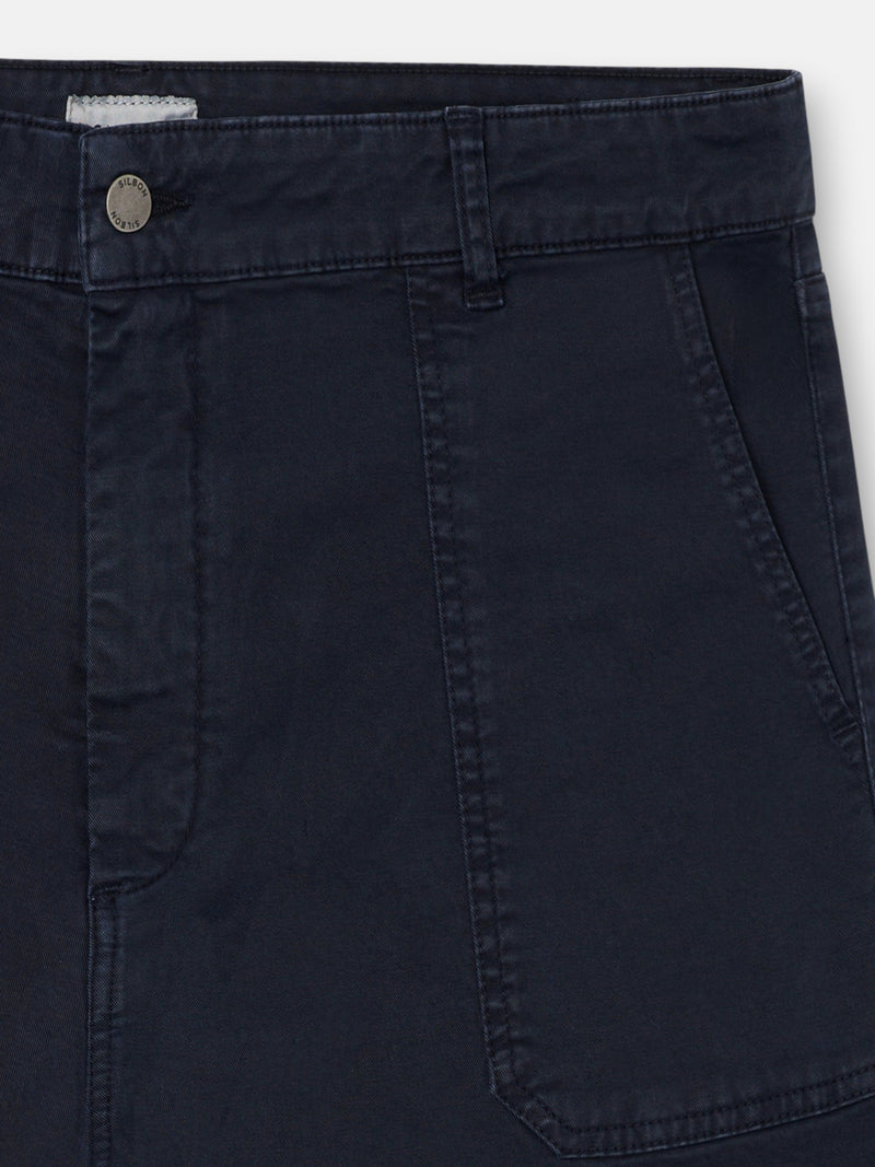 Pantalon sport carpintero parche azul marino