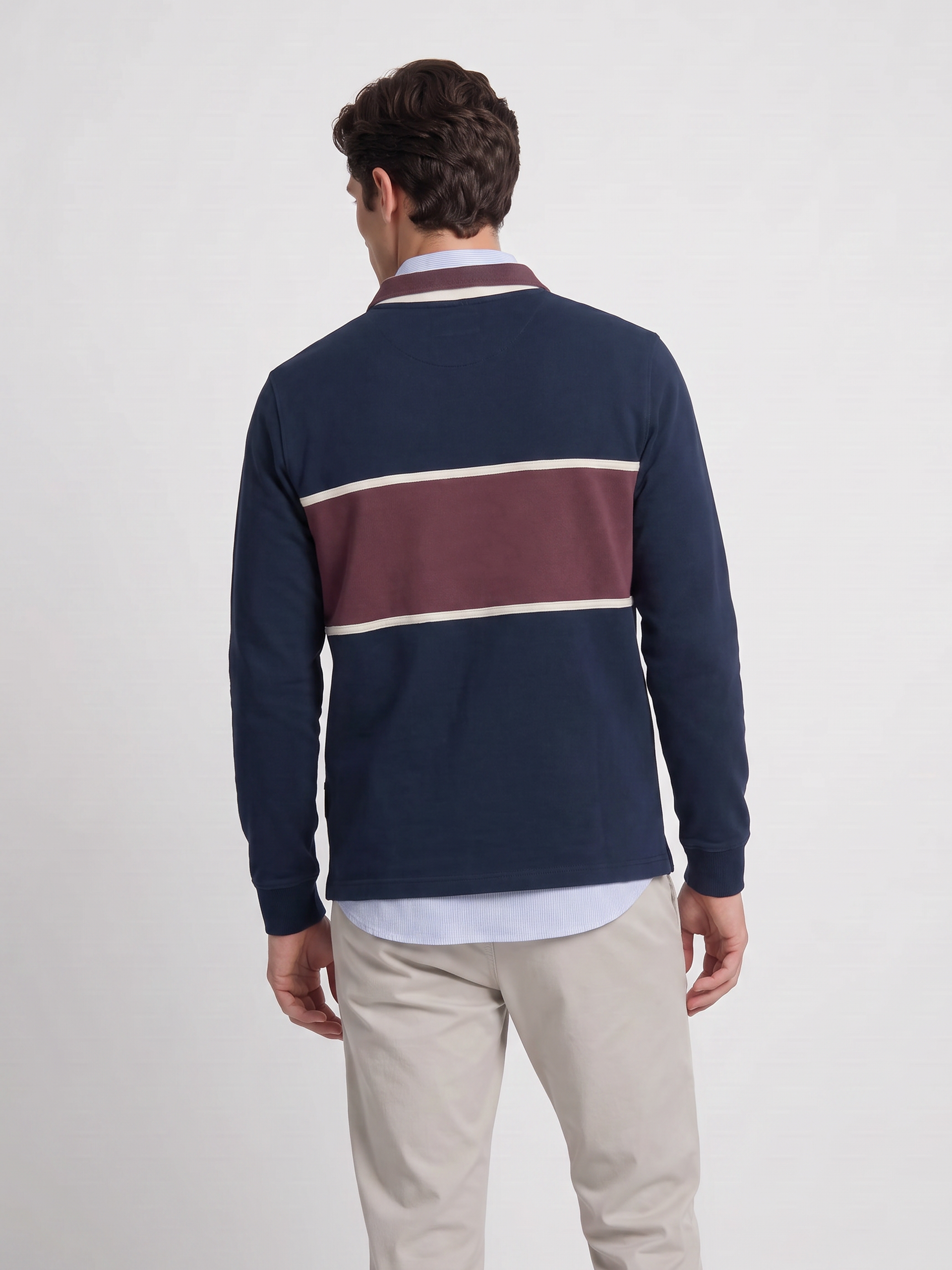 Sweatshirt polo young stories azul-marinho