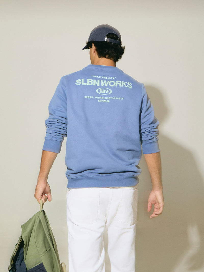 SLBN Works blue sweatshirt
