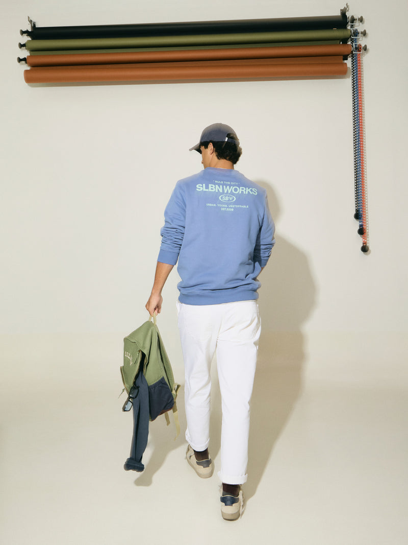 SLBN Works blue sweatshirt