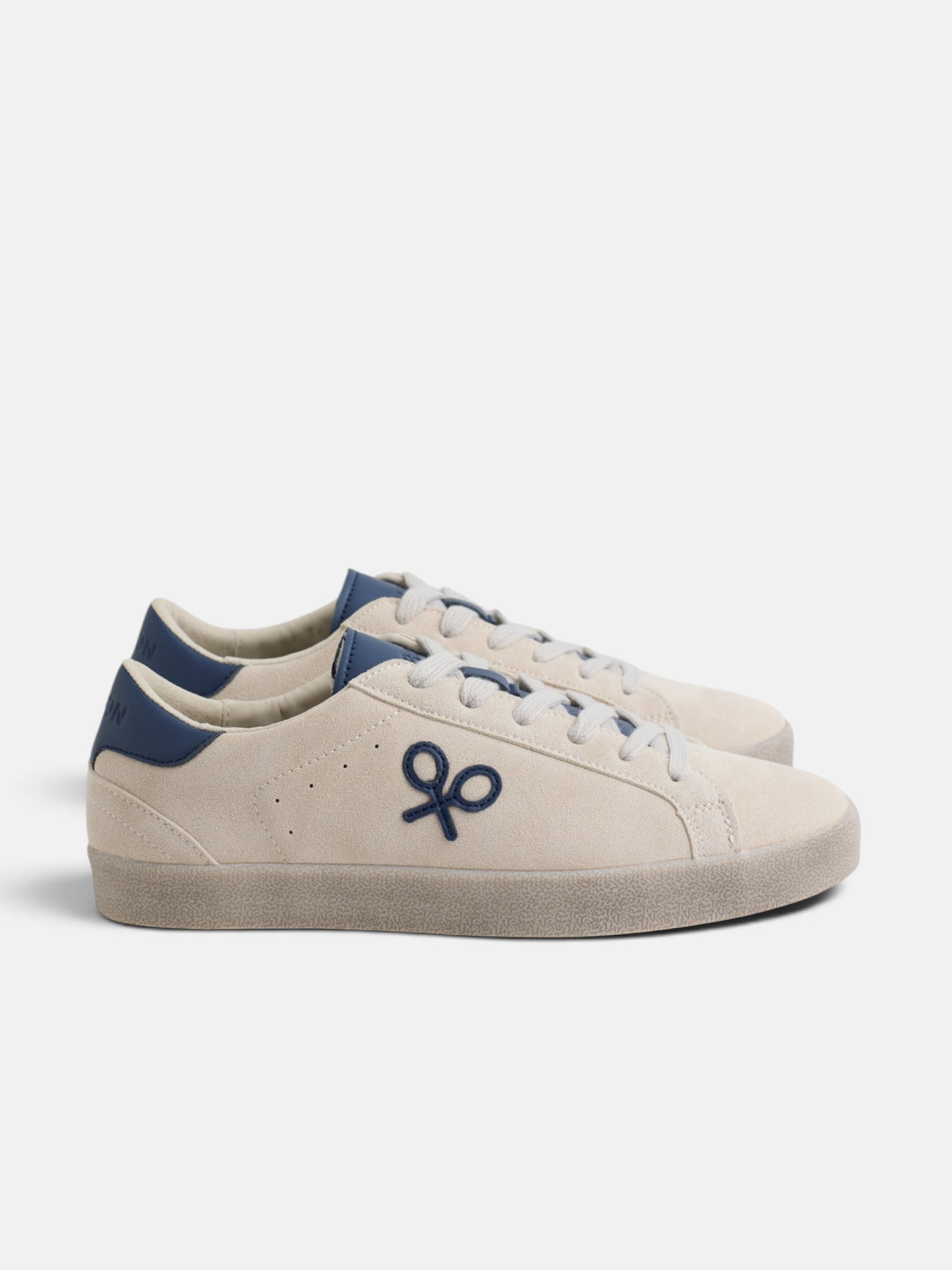Zapatilla serraje desgastada beige