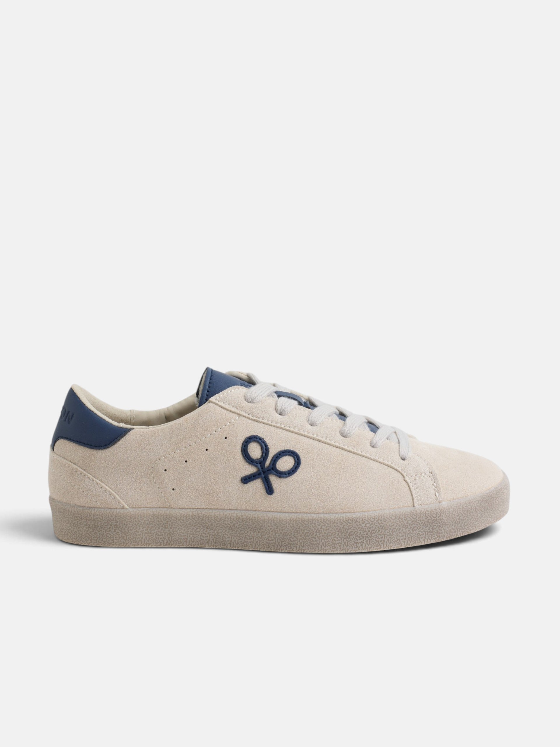 Zapatilla serraje desgastada beige
