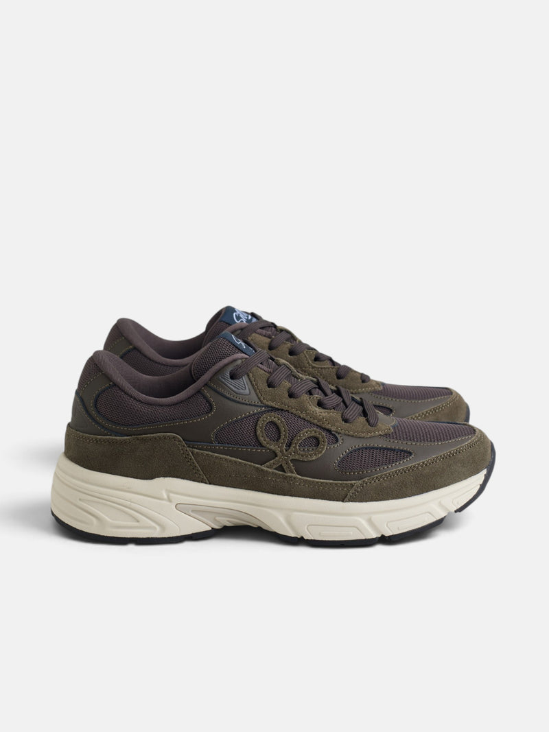 Baskets de course ton marron