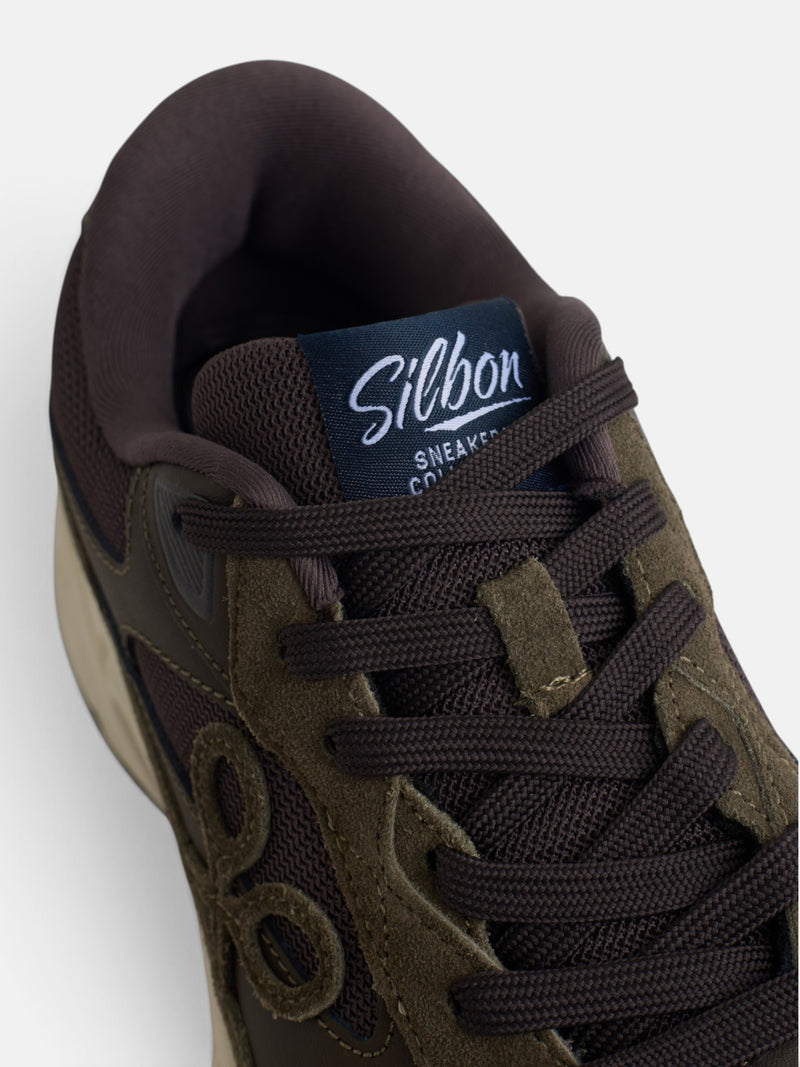 Baskets de course ton marron