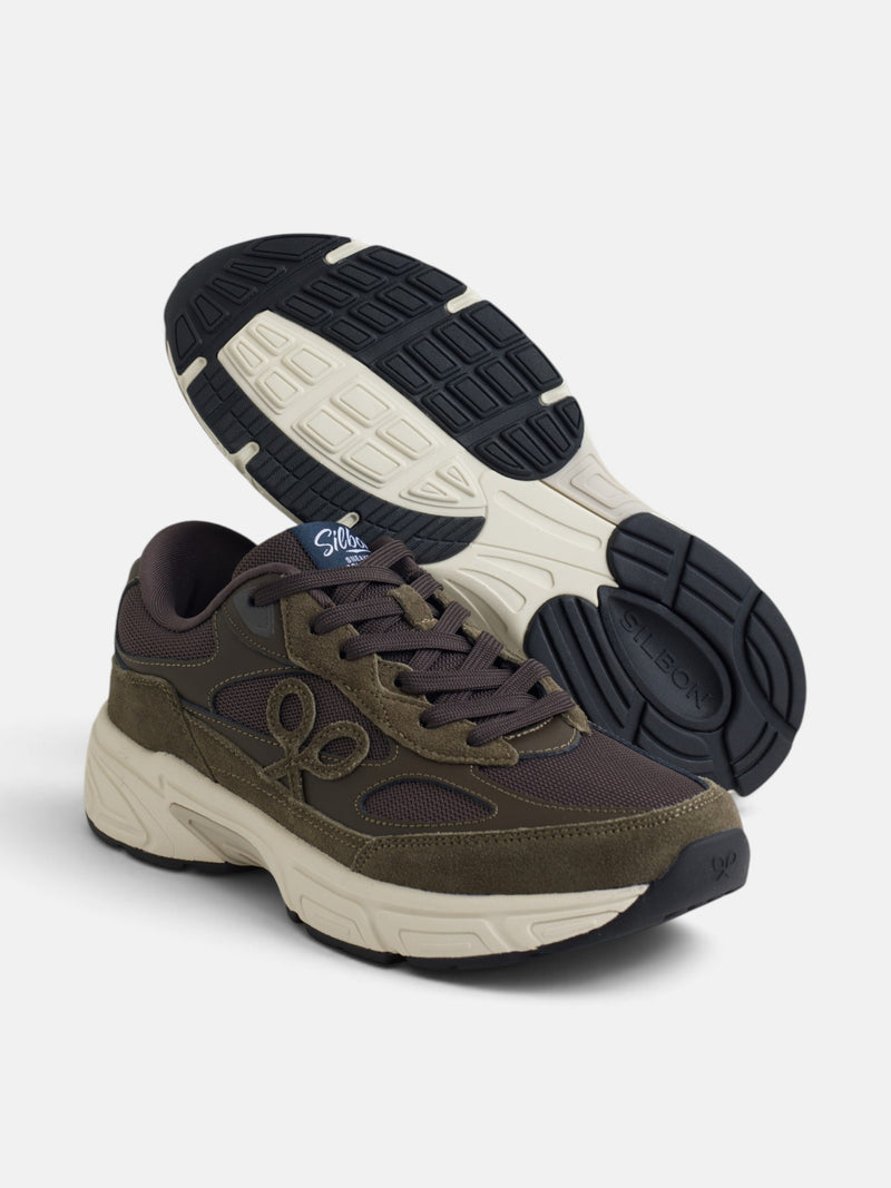 Baskets de course ton marron