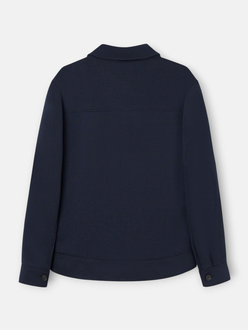 Veste à poches bleu marine