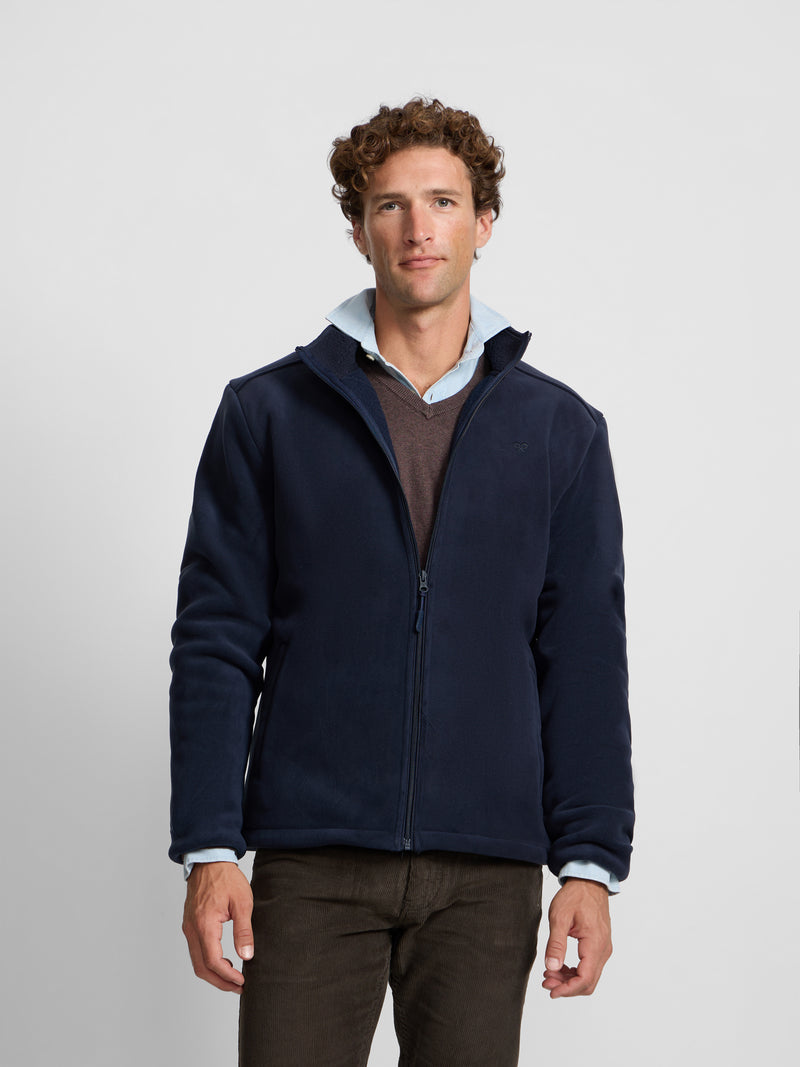 Navy blue fleece