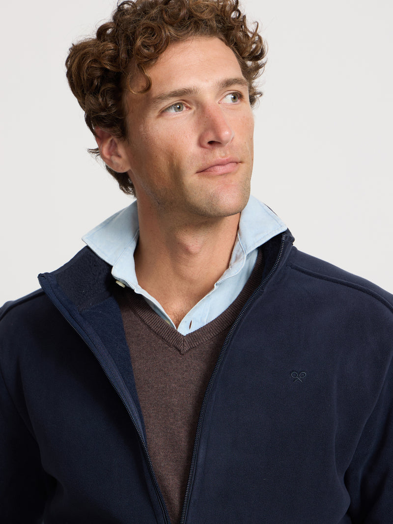 Navy blue fleece