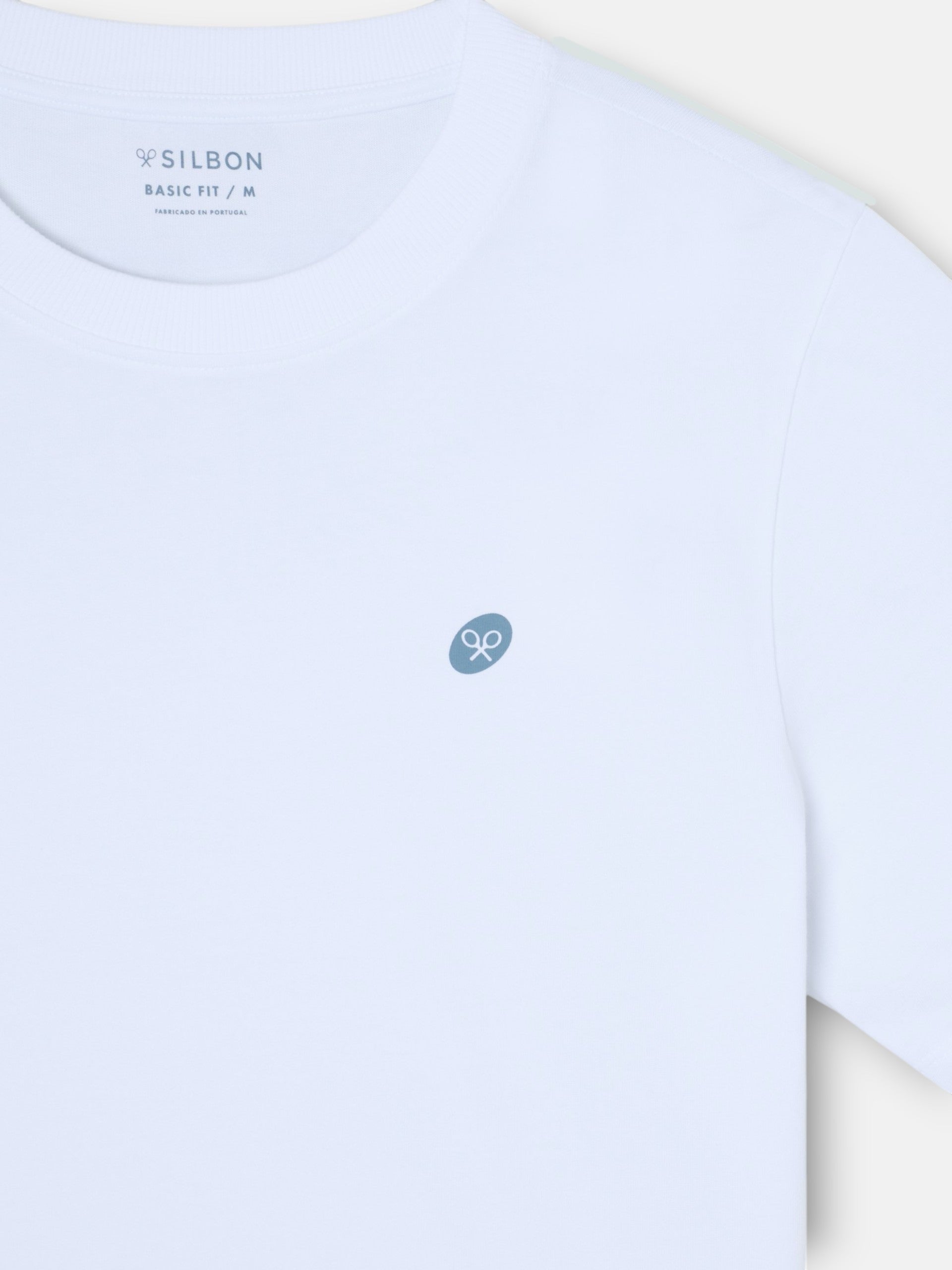 Camiseta silbon pen marker blanca
