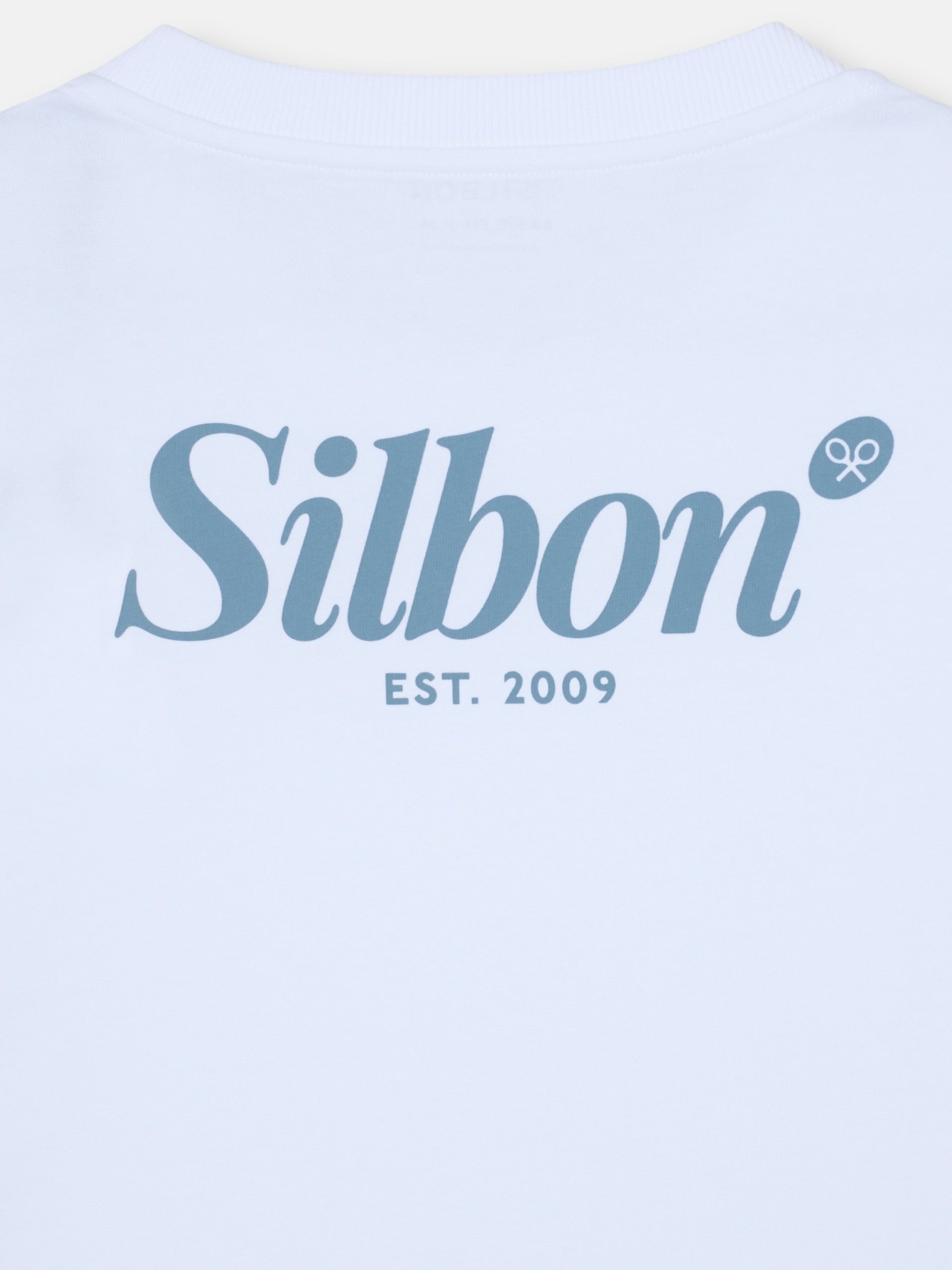 Camiseta silbon pen marker blanca
