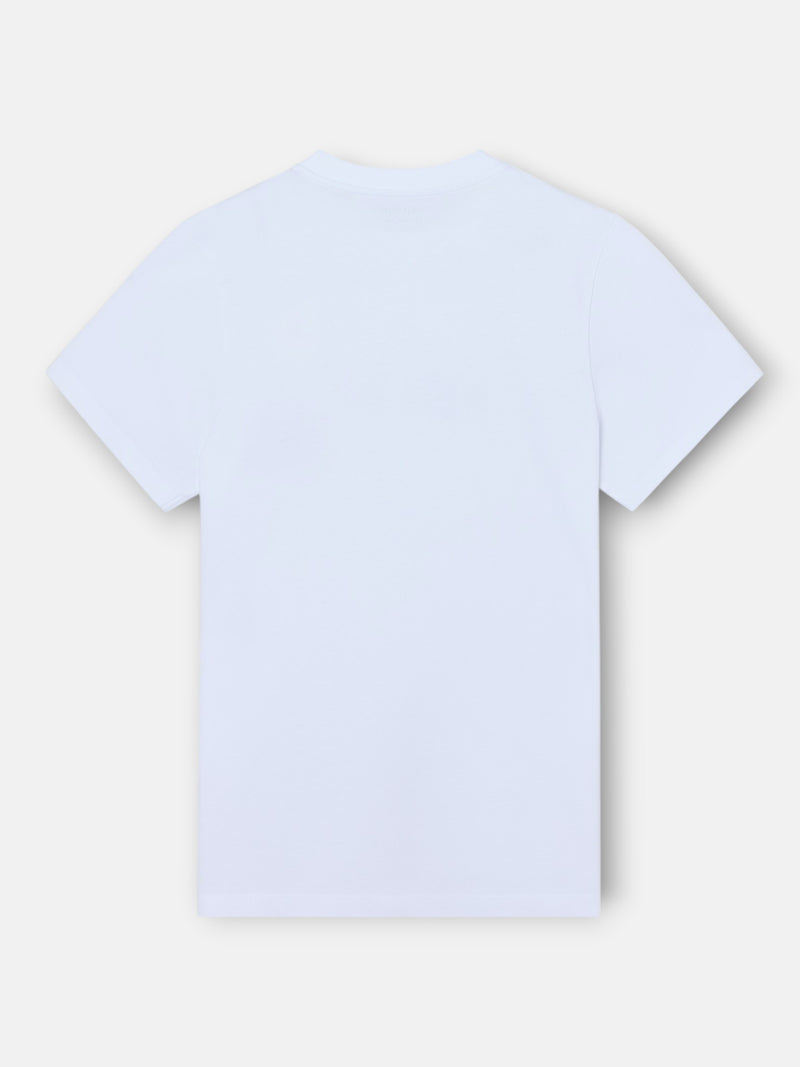Camiseta Silbon flock blanca
