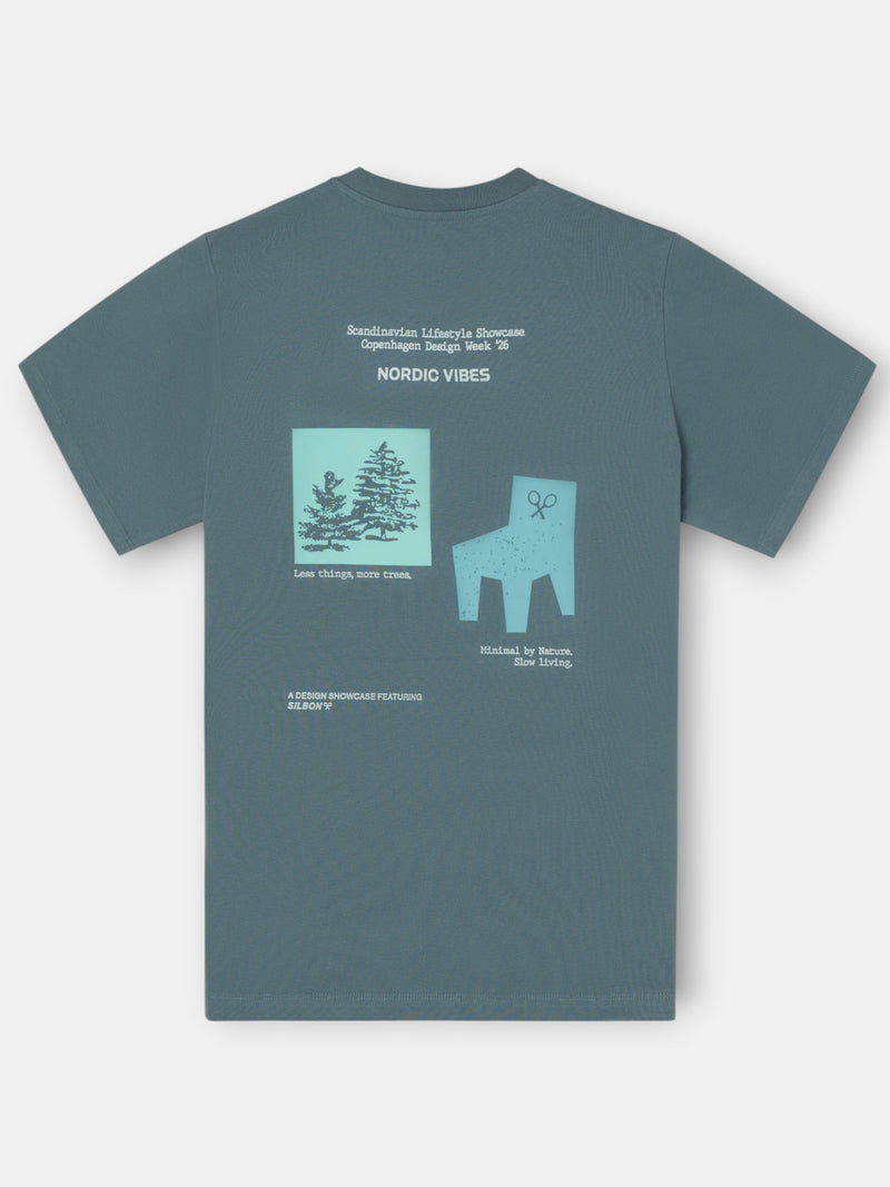 Nordic vibes grey t-shirt
