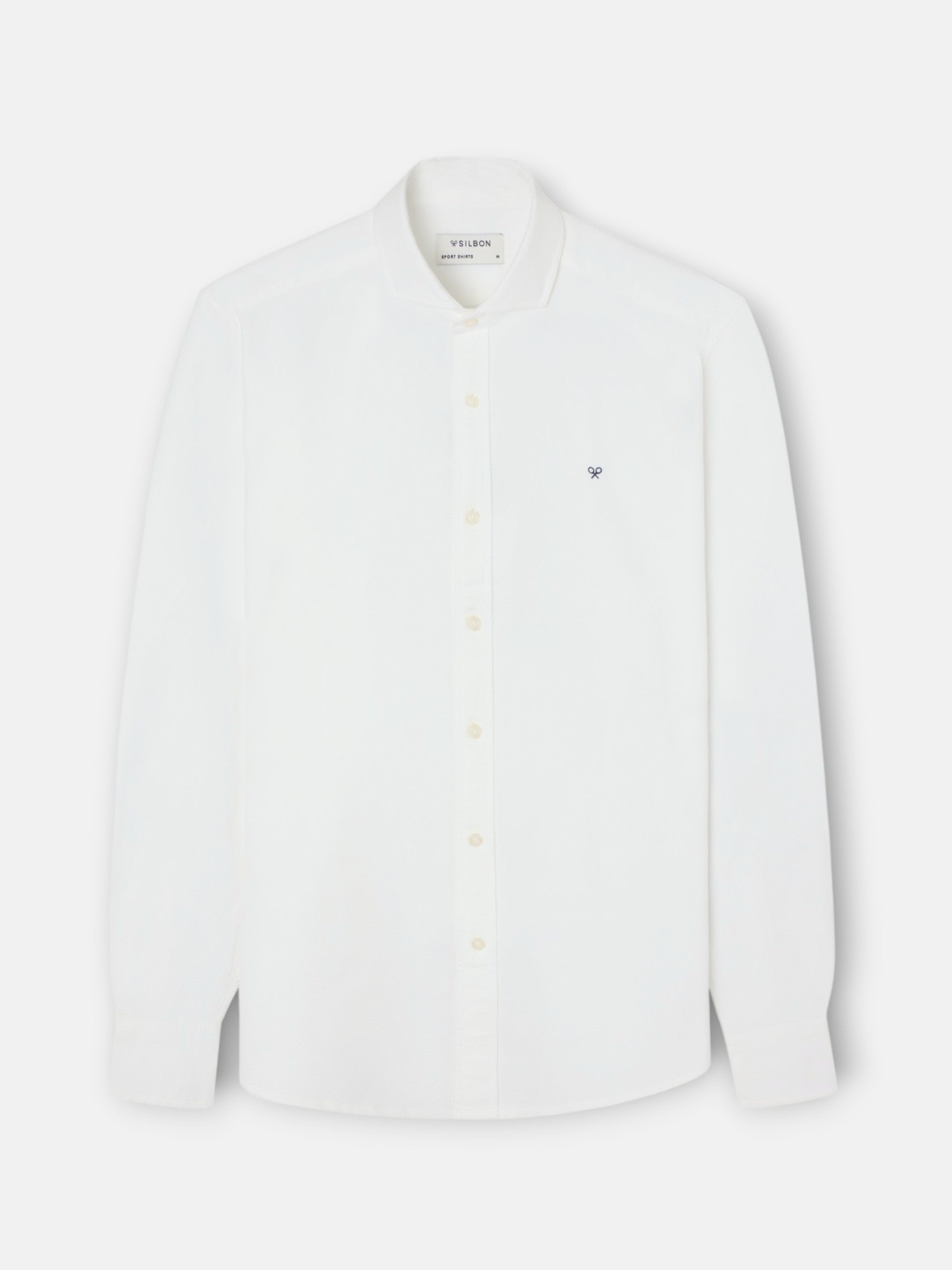 Camisa sport estructura blanca