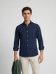 Camisa sport pique marino