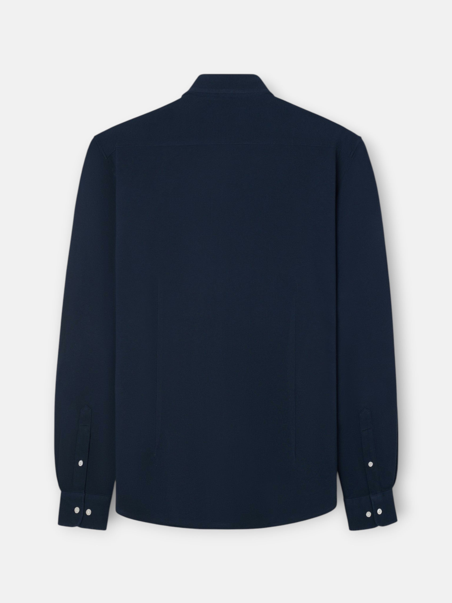 Camisa sport pique marino