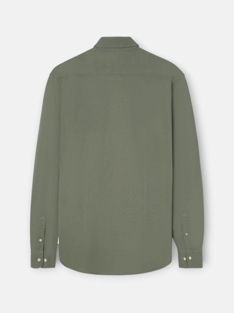 Chemise sport piqué vert clair