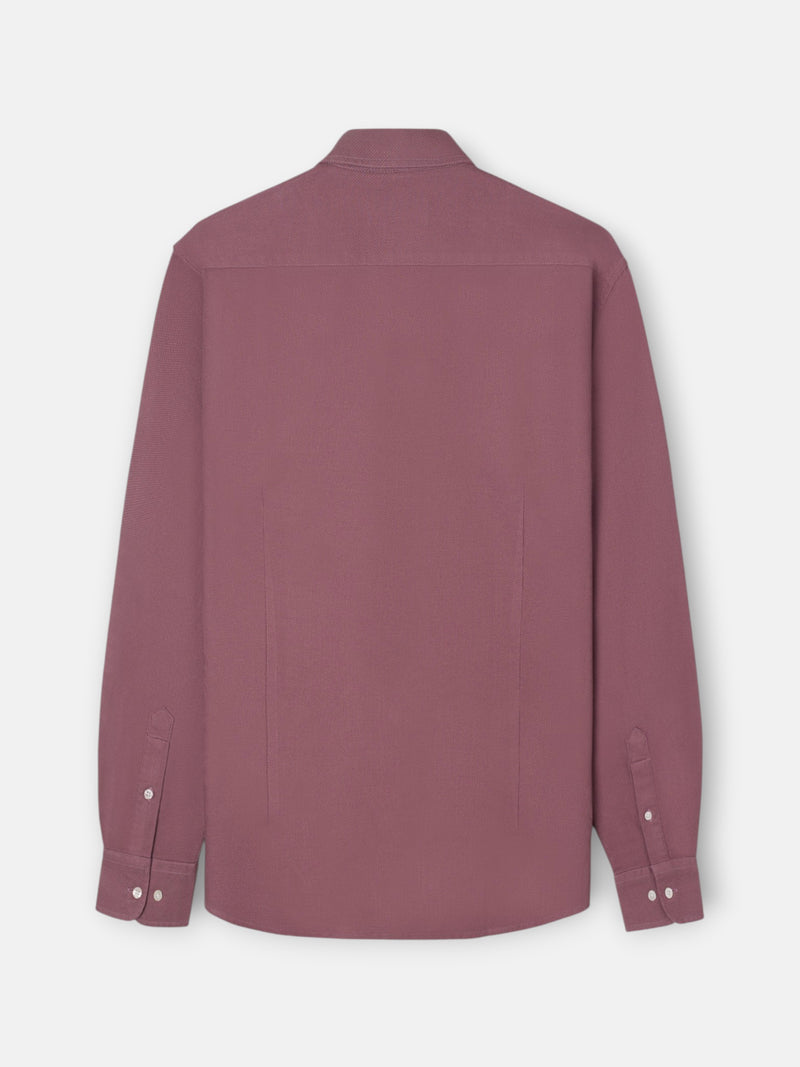 Chemise sport structurée bordeaux
