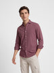 Camisa sport estructura burdeos