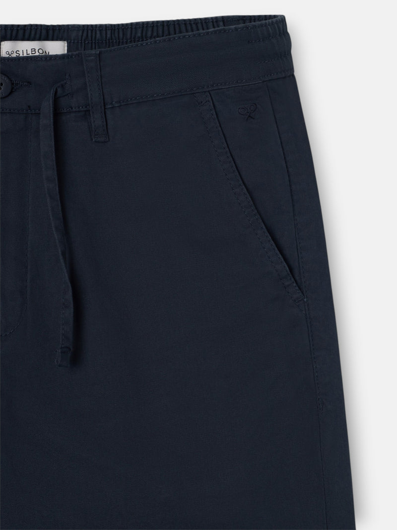 Pantalon sport jogger azul marino
