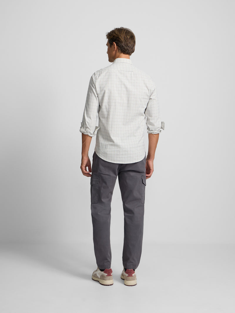 Pantalon de sport jogger cargo gris anthracite