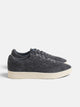 Zapatilla casual serraje azul marino