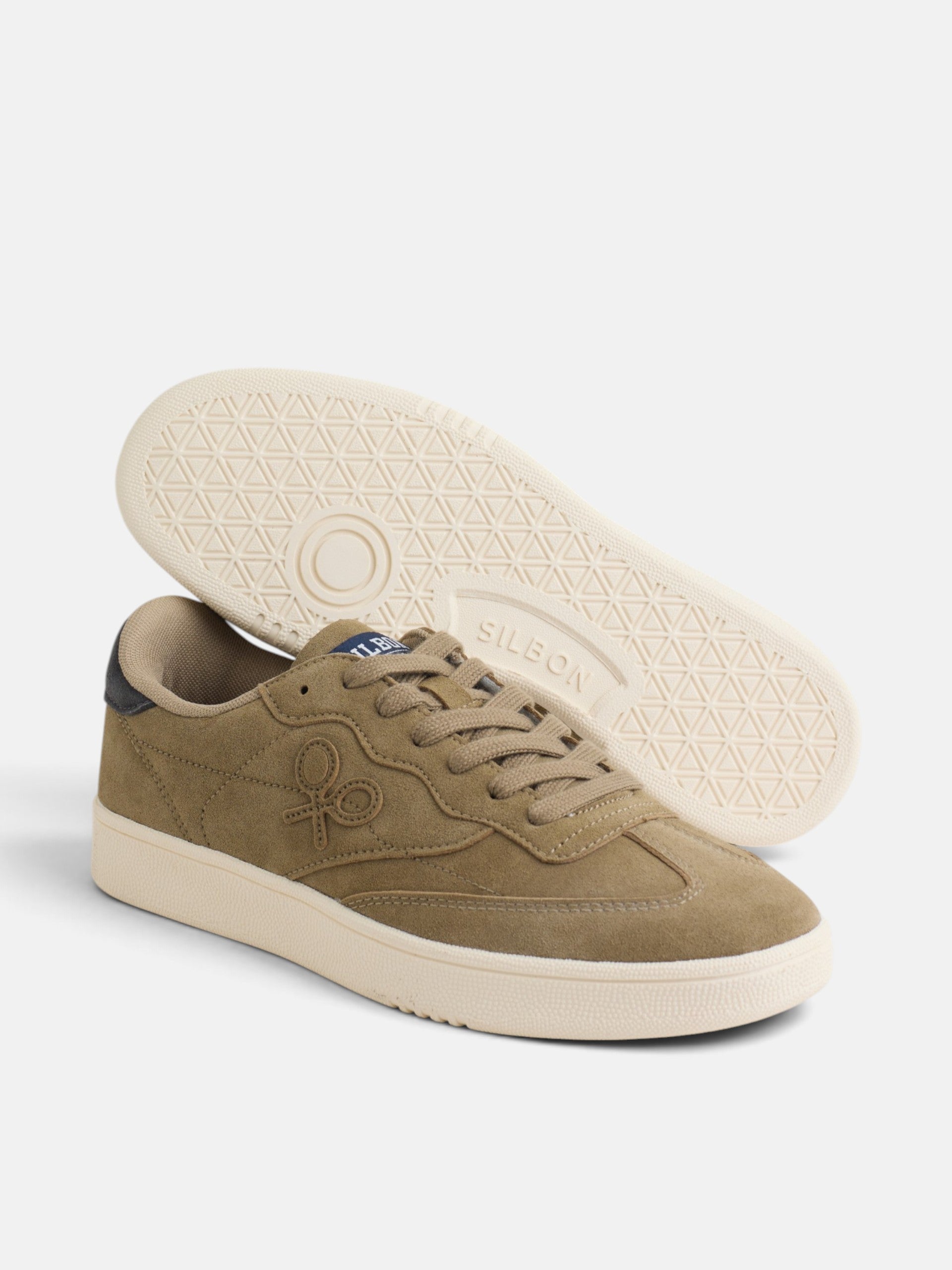 Zapatilla casual serraje verde