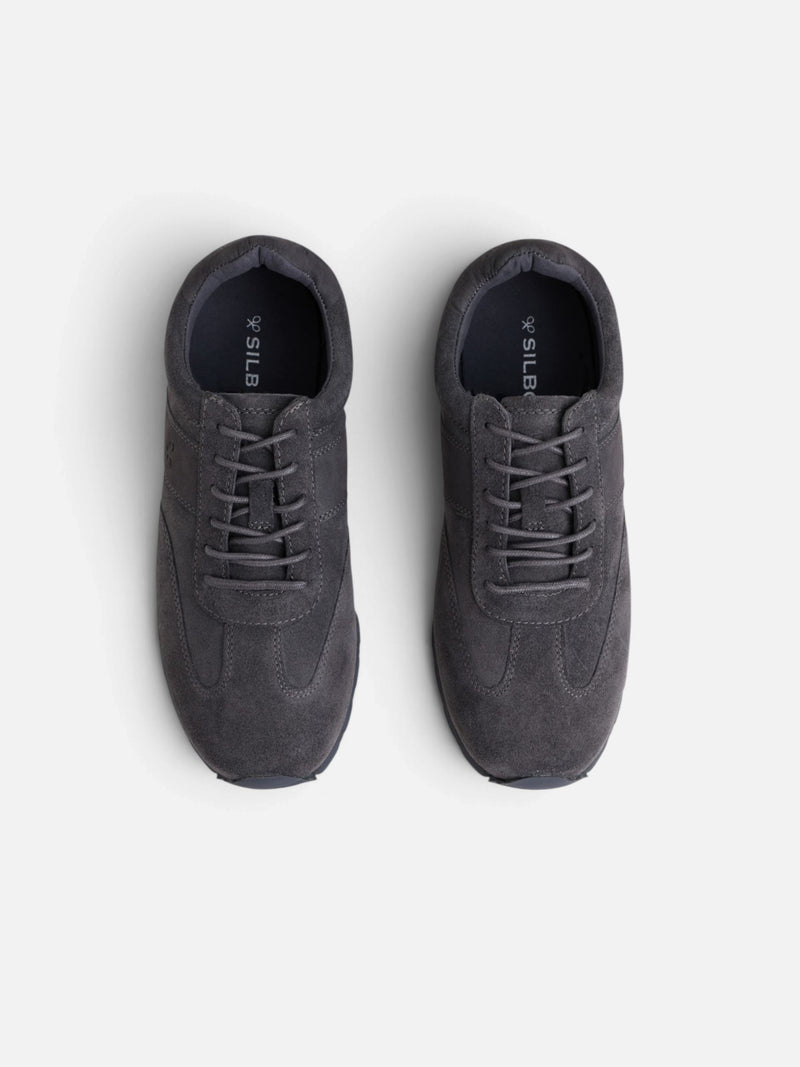 Dark grey suede sneaker