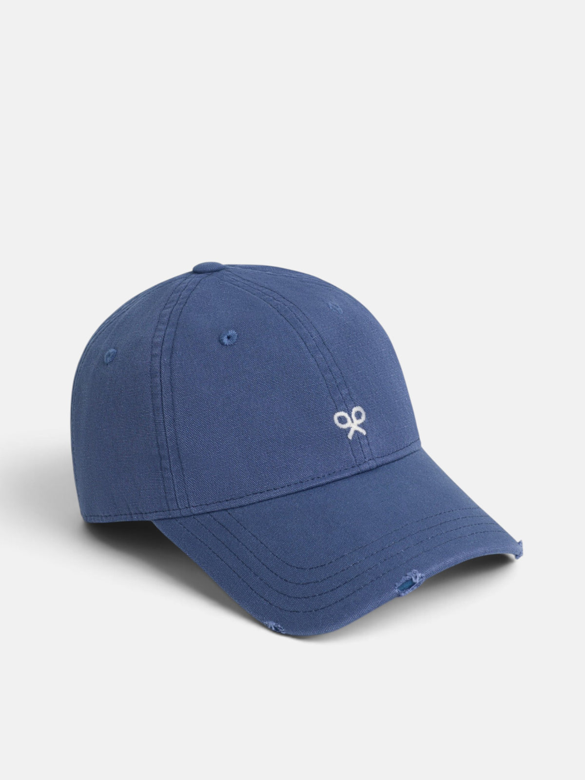 Gorra raquetas bordadas azul marino