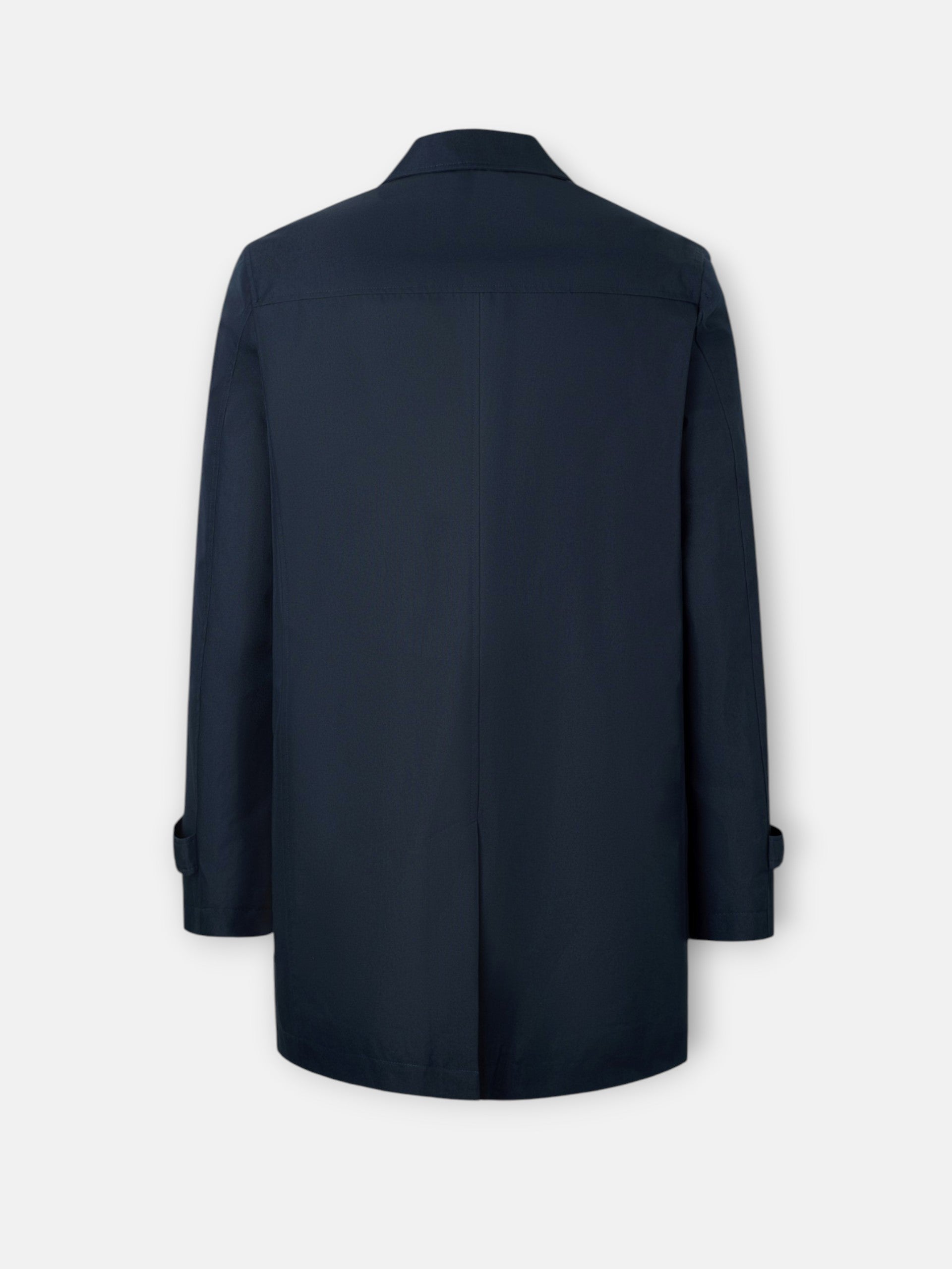 Gabardina corta azul marino