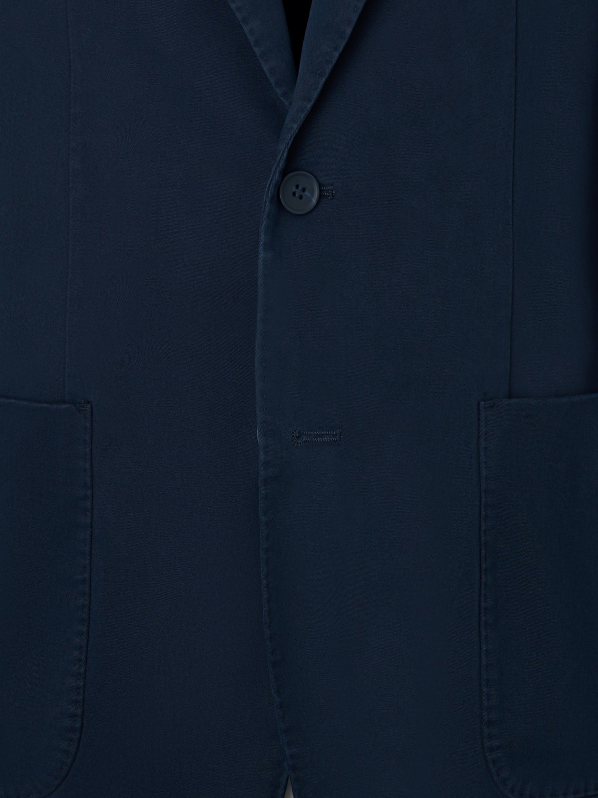 Veste blazer droite bleu marine casual