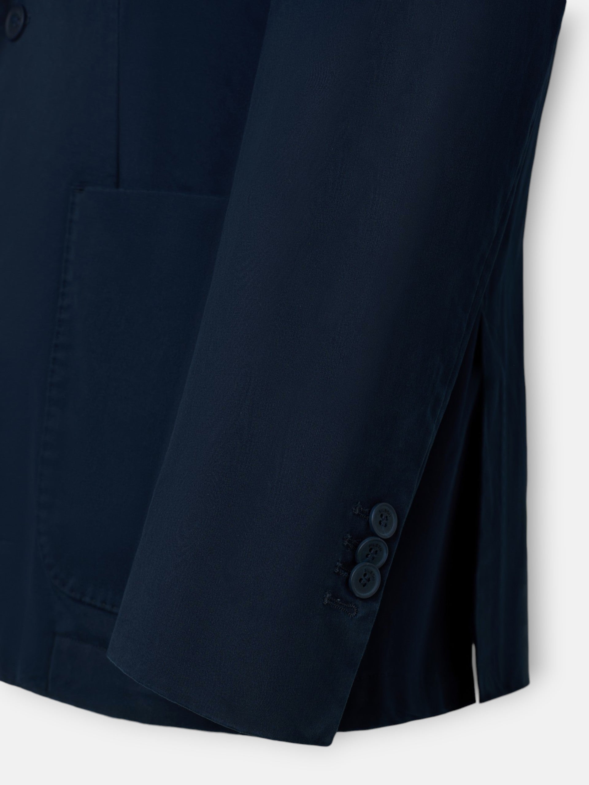 Veste blazer droite bleu marine casual