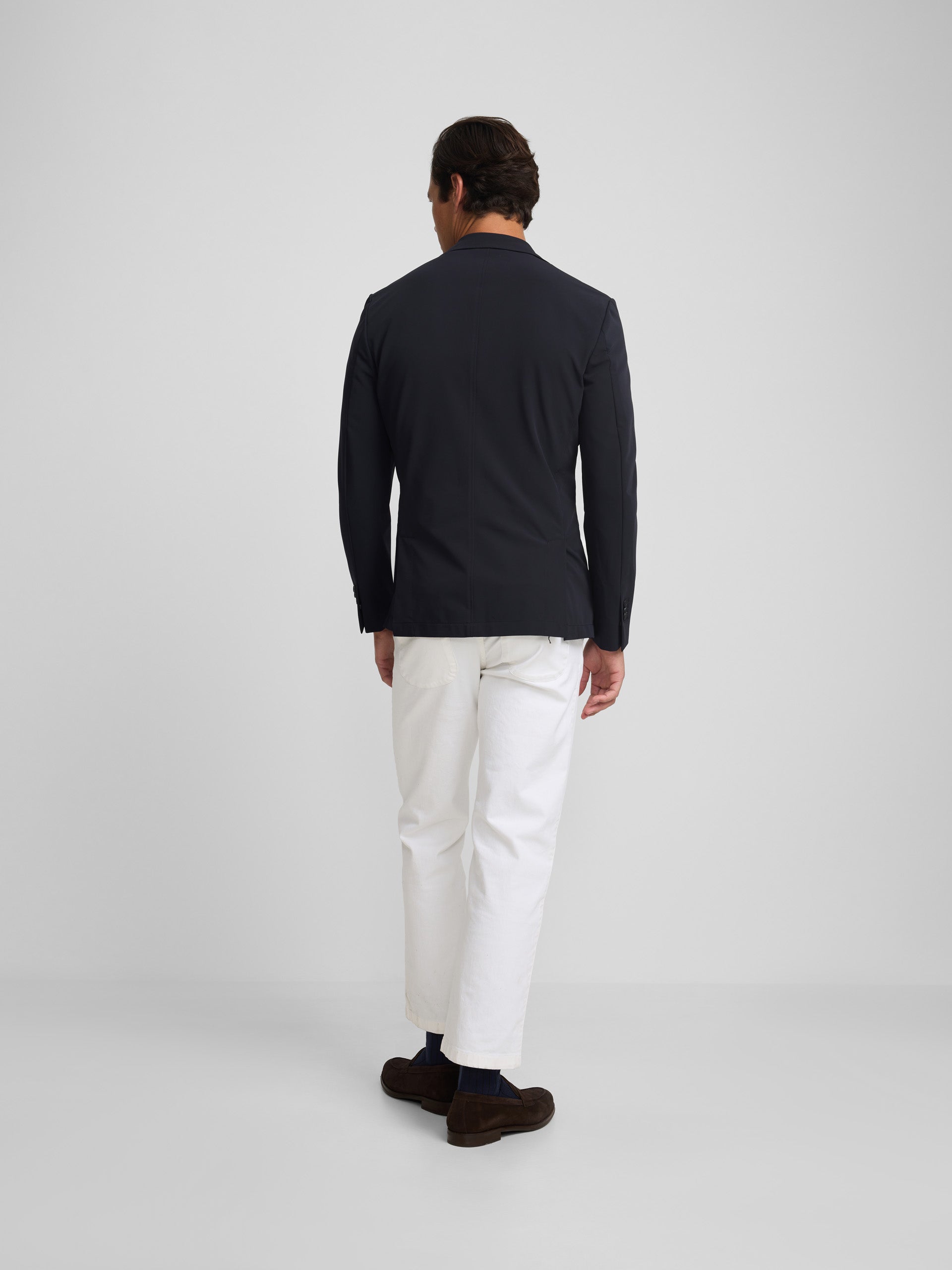 Blazer técnico azul-marinho