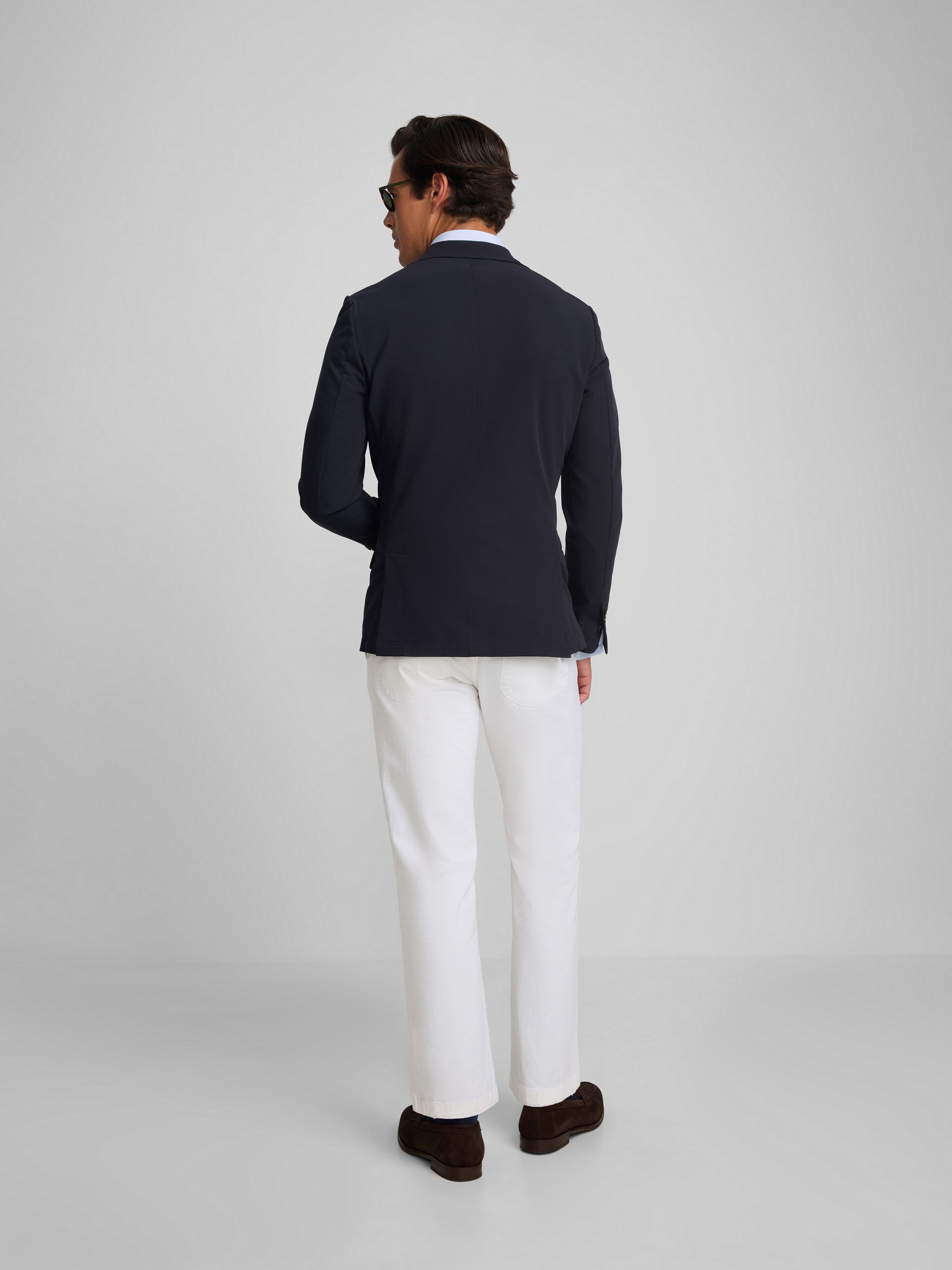 Blazer técnico azul-marinho