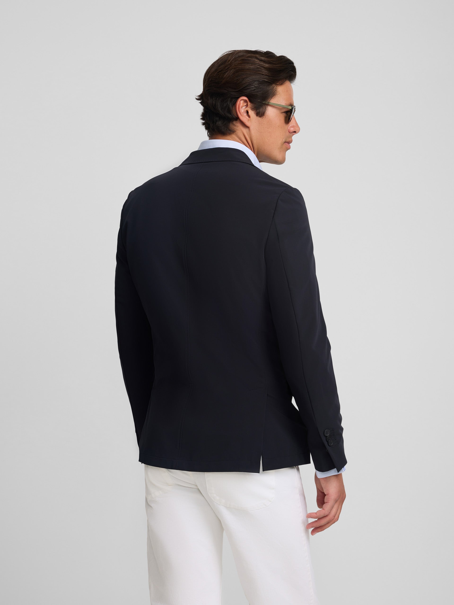 Blazer técnico azul-marinho