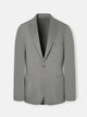 Straight casual khaki blazer