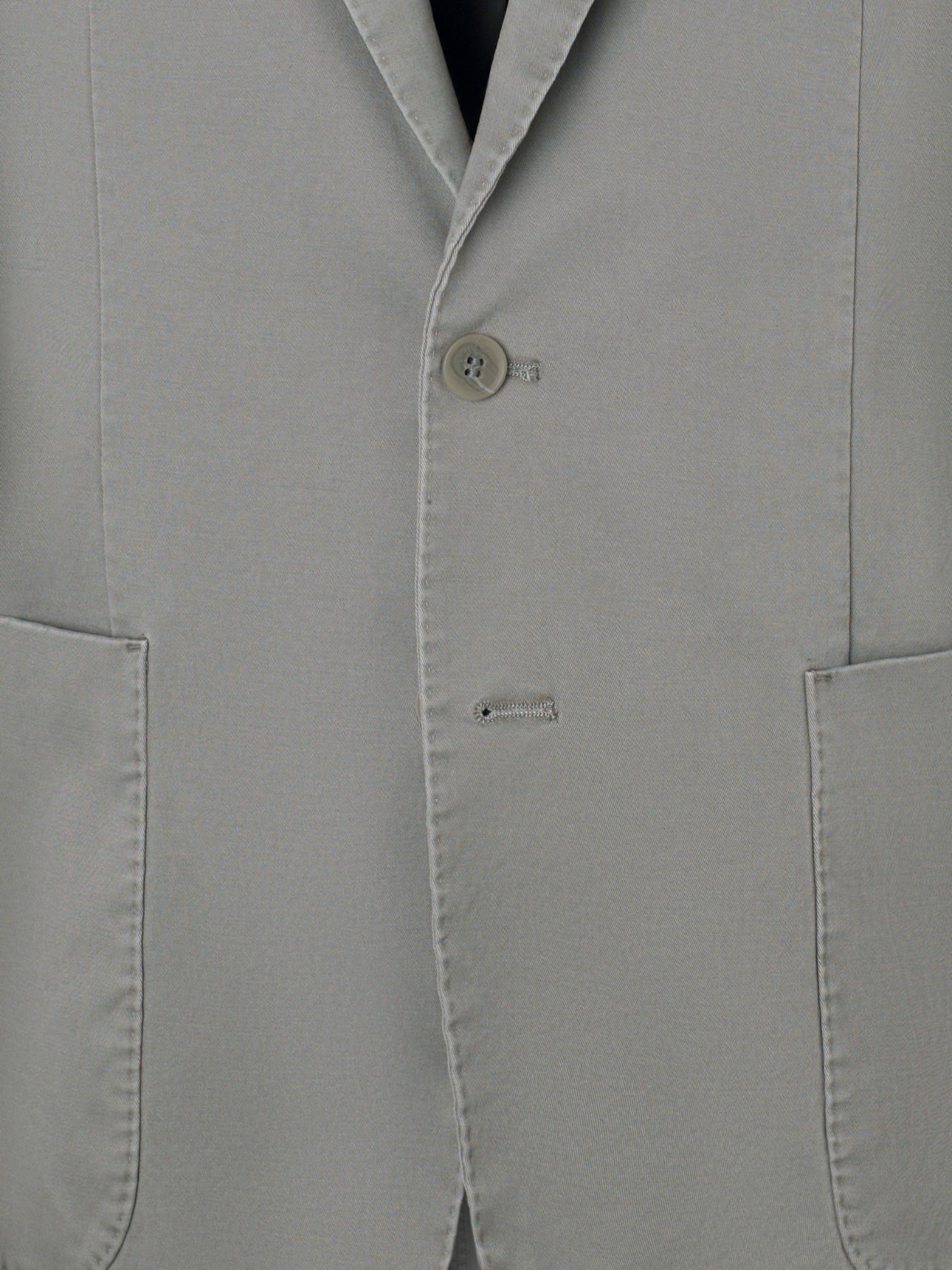 Straight casual khaki blazer